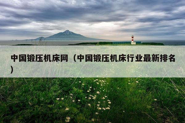 中国锻压机床网（中国锻压机床行业最新排名）