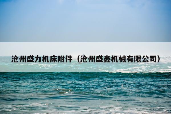 沧州盛力机床附件（沧州盛鑫机械有限公司）