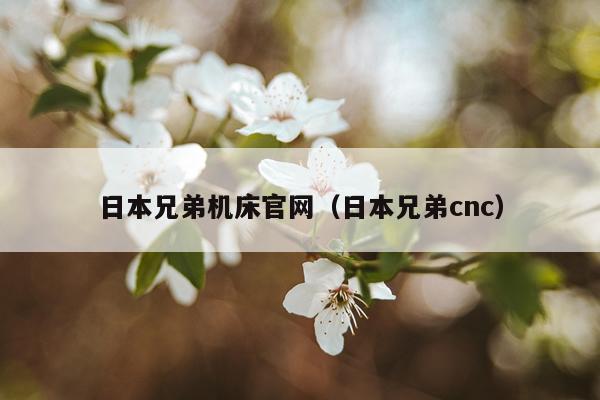 日本兄弟机床官网（日本兄弟cnc）