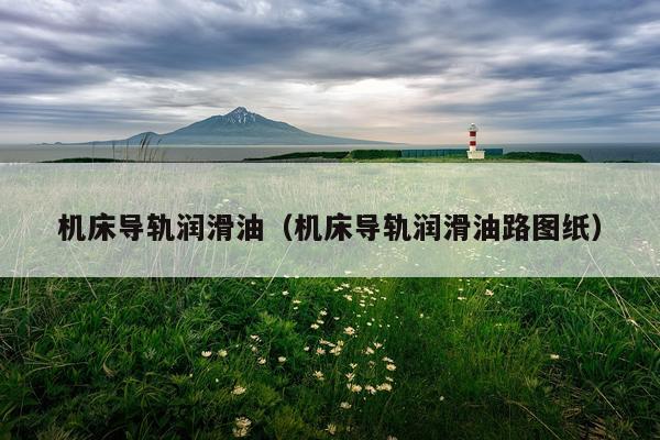 机床导轨润滑油（机床导轨润滑油路图纸）