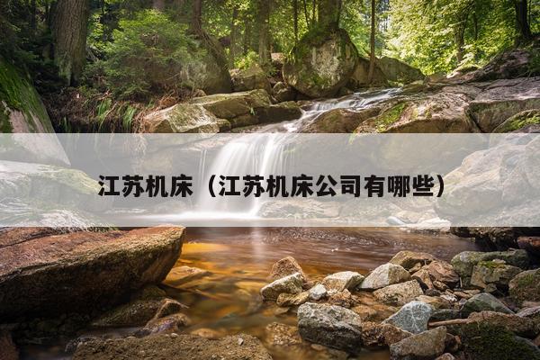 江苏机床(江苏机床公司有哪些)
