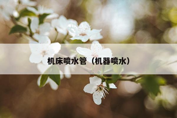 机床喷水管（机器喷水）