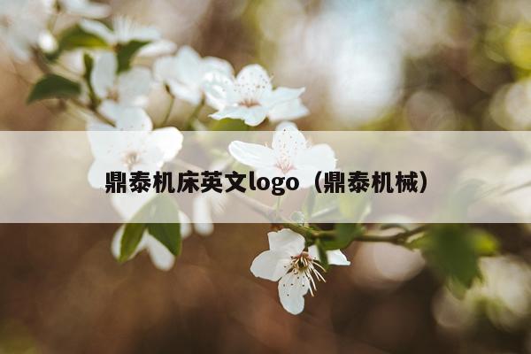 鼎泰机床英文logo（鼎泰机械）