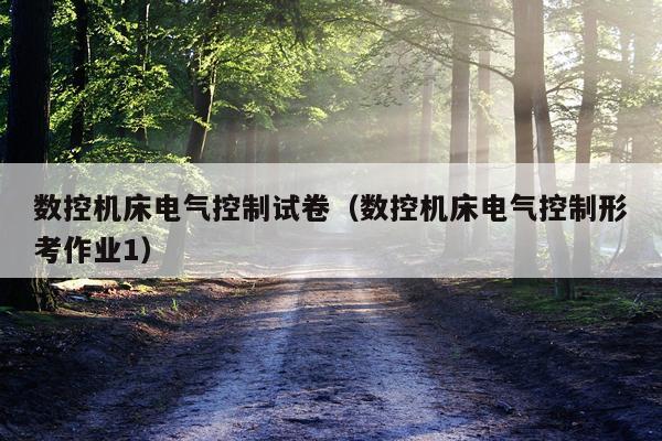 数控机床电气控制试卷（数控机床电气控制形考作业1）