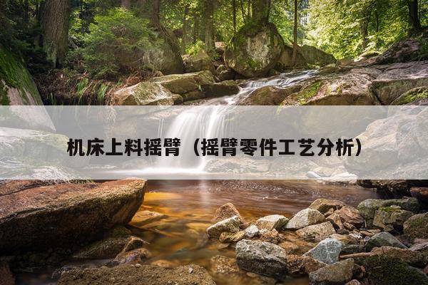 机床上料摇臂（摇臂零件工艺分析）